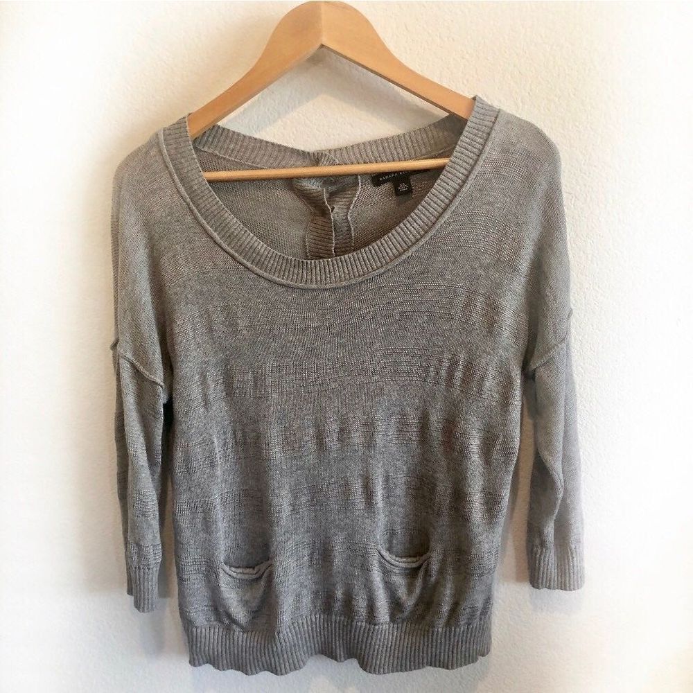 Banana Republic grey Top With Pockets